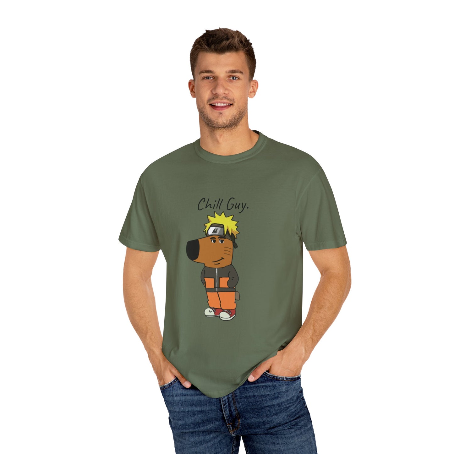 Comfort Colors T-Shirt - Naruto Chill Guy Design