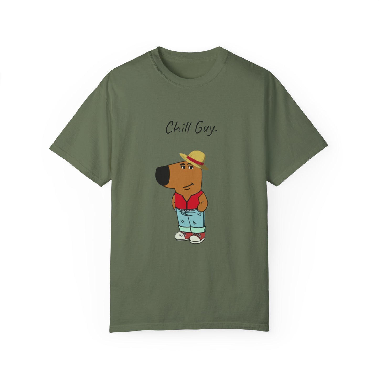 Comfort Colors T-Shirt - Luffy Chill Guy Design