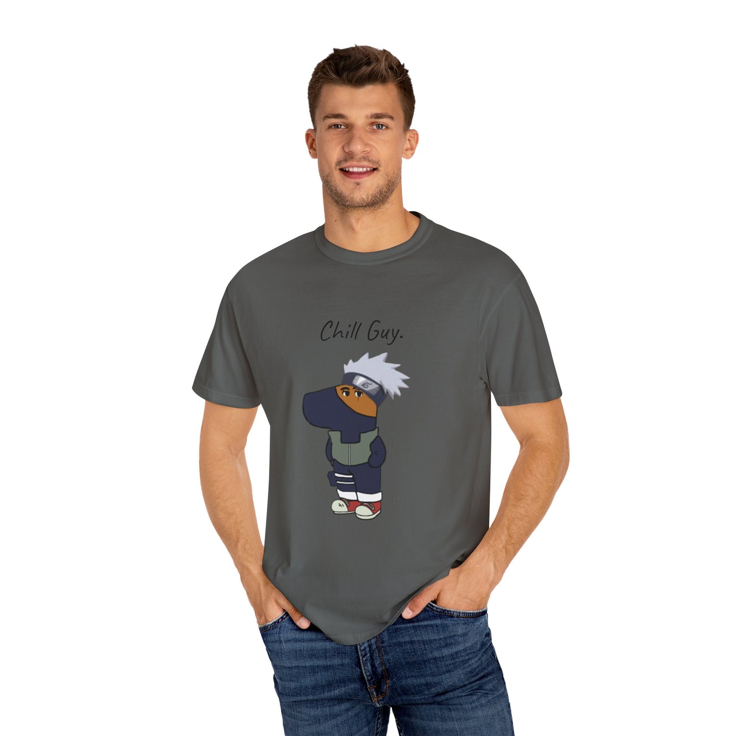 Comfort Colors T-Shirt - Kakashi Chill Guy Design