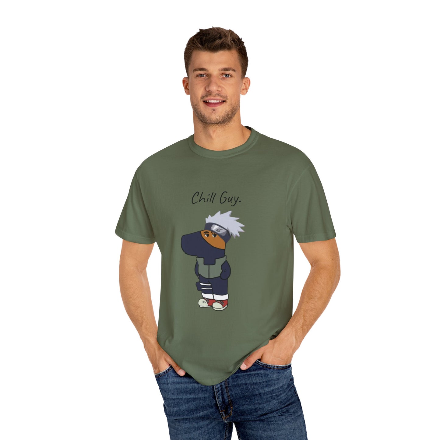 Comfort Colors T-Shirt - Kakashi Chill Guy Design