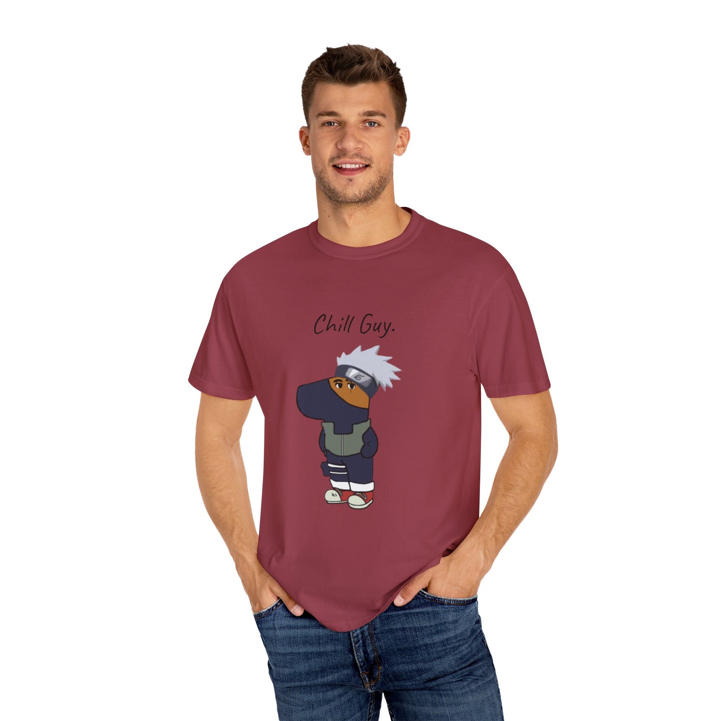 Comfort Colors T-Shirt - Kakashi Chill Guy Design