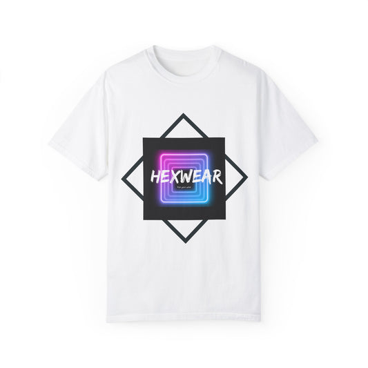 Comfort Colors T-shirt - Hexwear Neon Square Design