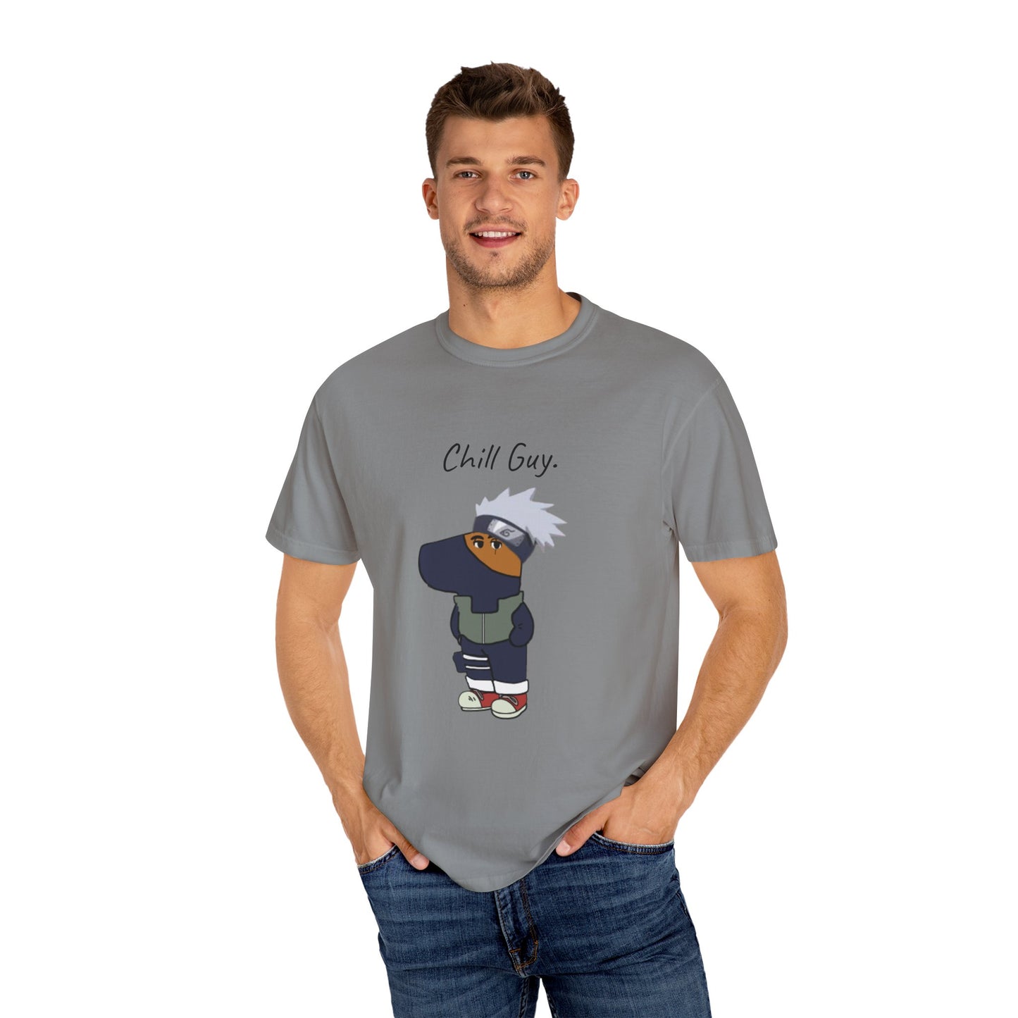 Comfort Colors T-Shirt - Kakashi Chill Guy Design