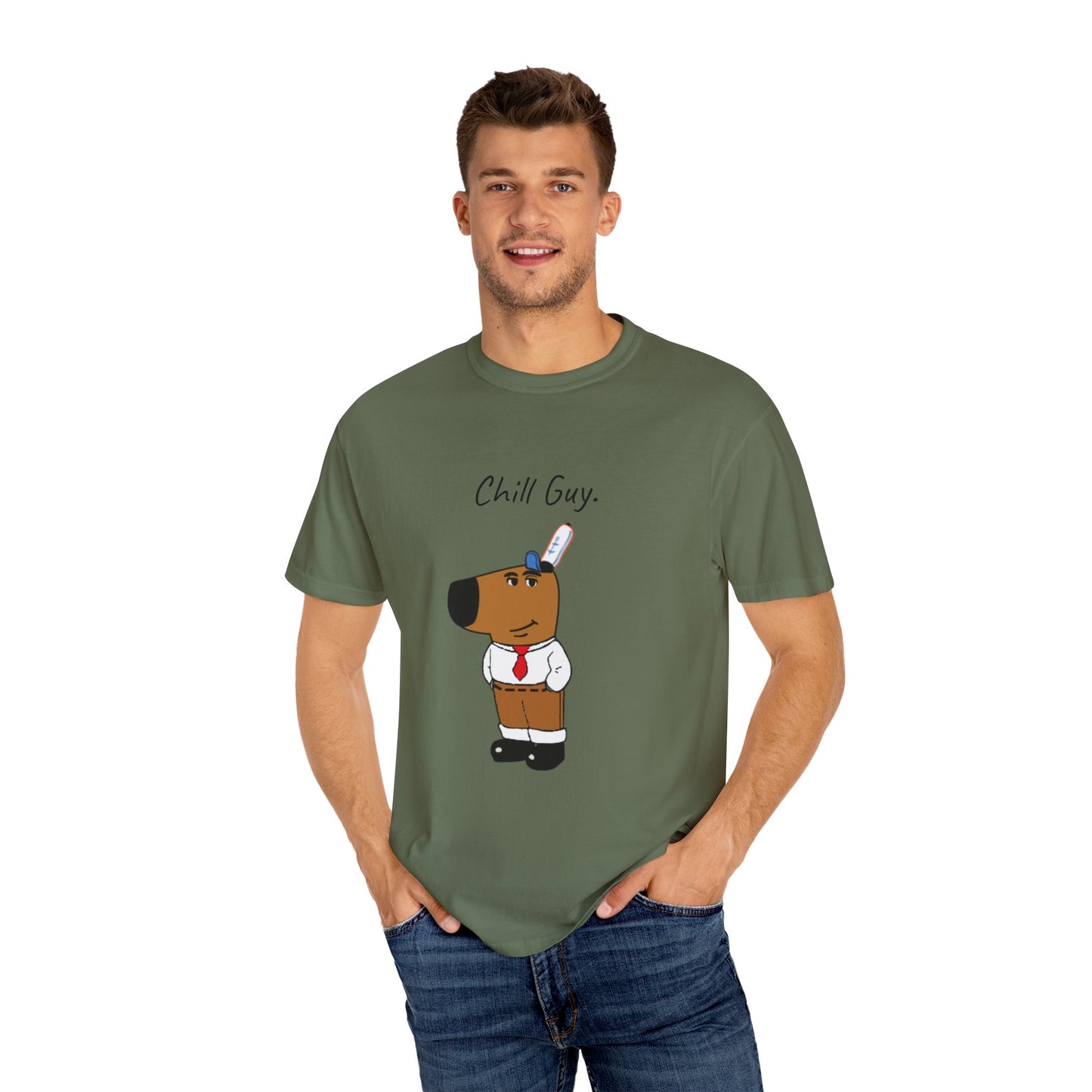 Comfort Colors T-Shirt - Spongebob Chill Guy Design