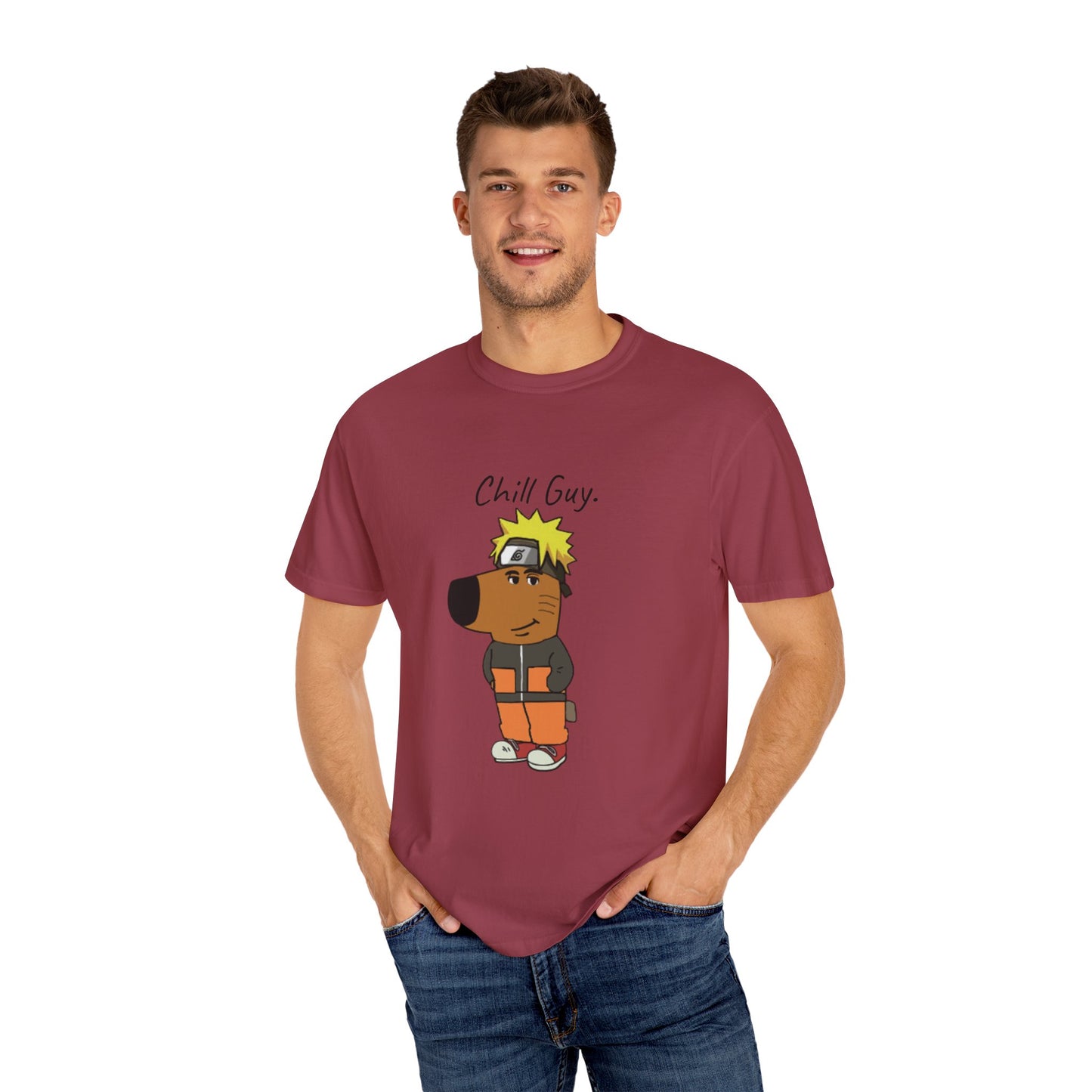 Comfort Colors T-Shirt - Naruto Chill Guy Design