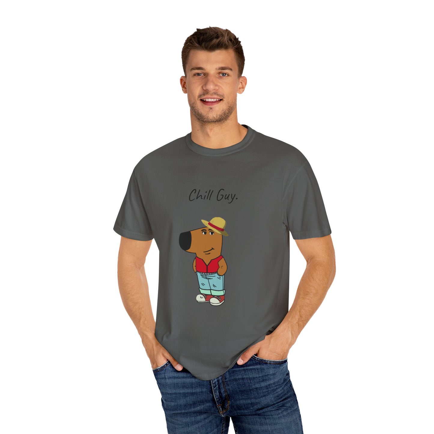 Comfort Colors T-Shirt - Luffy Chill Guy Design